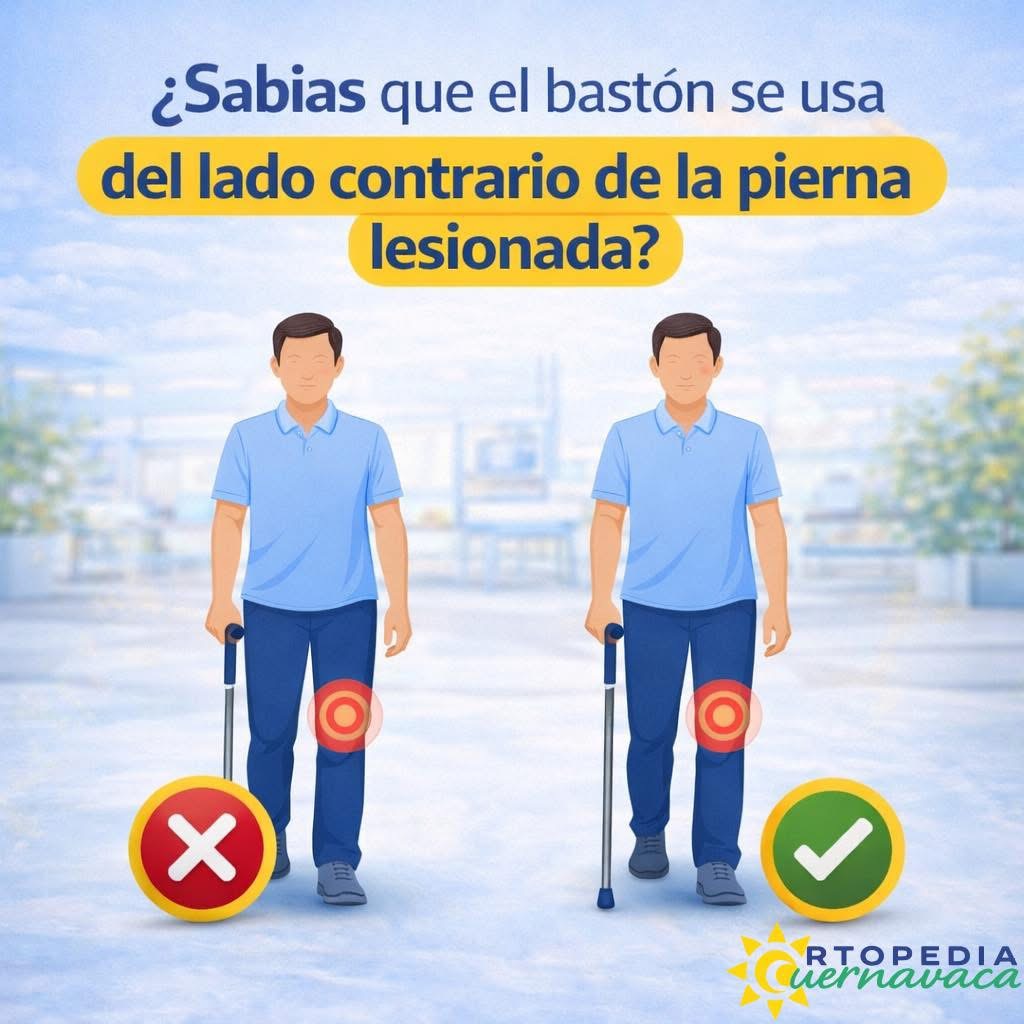 Uso correcto del bastón
